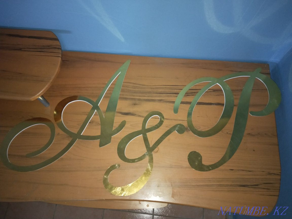 Large letters of names for a wedding Oral - photo 2