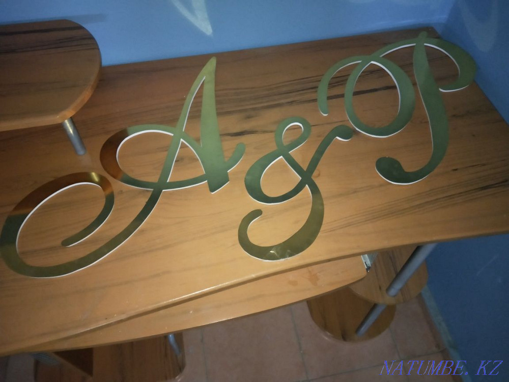 Large letters of names for a wedding Oral - photo 1