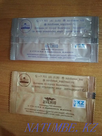 Wet wipes (1 pc) for weddings, events with custom design Almaty - photo 6