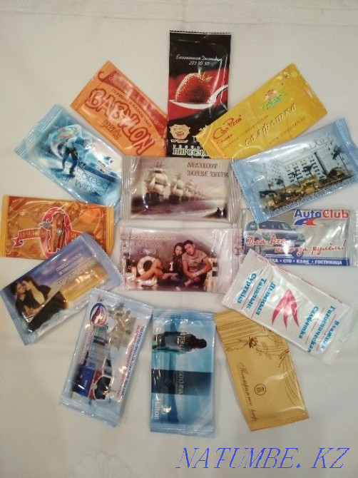 Wet wipes (1 pc) for weddings, events with custom design Almaty - photo 2
