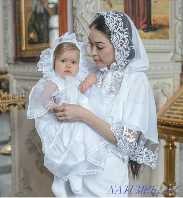 Венчальный капюшон-накидка Алматы - изображение 6