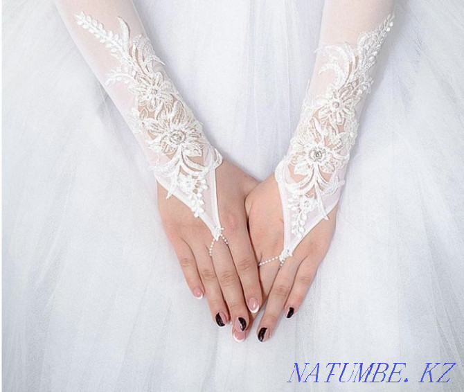 I will sell wedding gloves in a collection of 15 pieces Pavlodar - photo 1