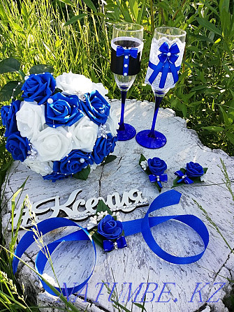 Set of wedding glasses wine glasses Petropavlovsk - photo 3