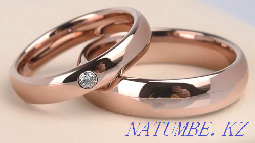 Sell Ring Engagement gilding titanium alloy Almaty - photo 1