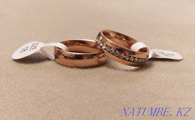 Sell Ring Engagement gilding titanium alloy Almaty - photo 5