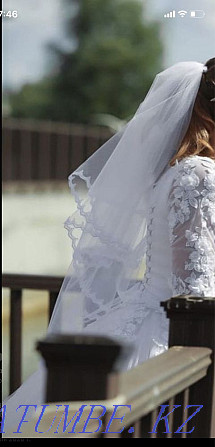 The wedding veil is in excellent condition. Pavlodar - photo 4