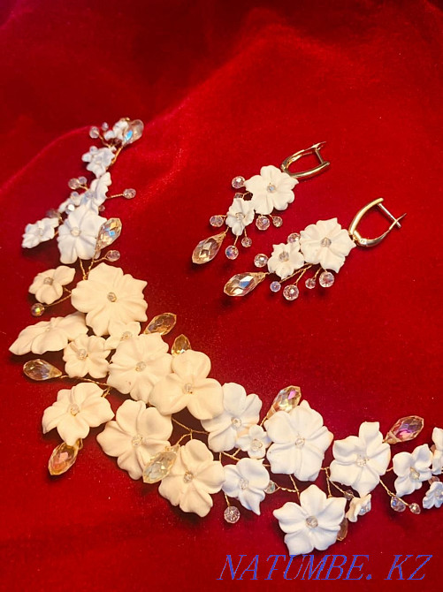 диадема+ серьги для невест Алматы - изображение 3