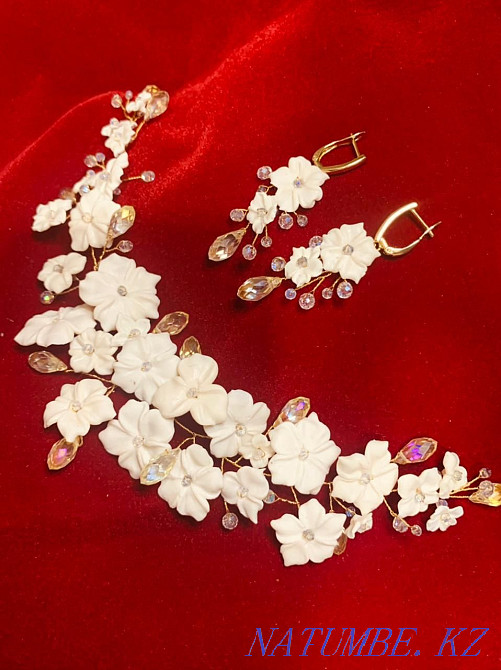 диадема+ серьги для невест Алматы - изображение 2