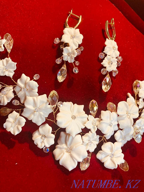 диадема+ серьги для невест Алматы - изображение 1