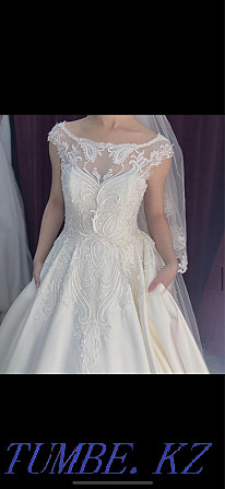 Продам очень нежное свадебное платье Костанай - изображение 2