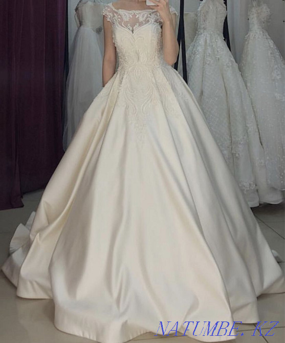 Продам очень нежное свадебное платье Костанай - изображение 1