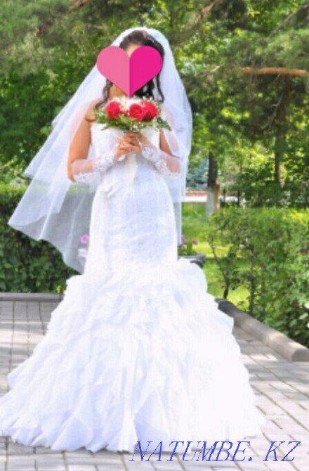 Өте әдемі және нәзік той көйлегі сатылады!  Астана - изображение 1