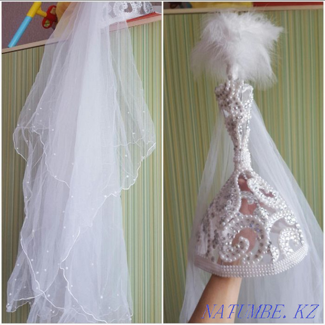 Новое свадебное платье на одной лямке Актобе - изображение 7
