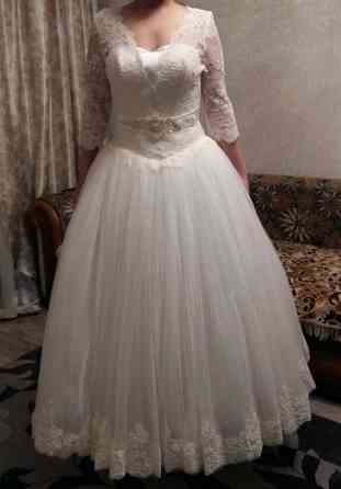 Продается свадебное платье цвет айвори 35 000 тенге Караганда