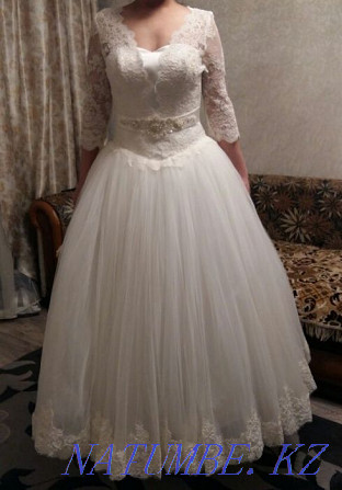 Ivory wedding dress for sale 35 000 tenge Karagandy - photo 1