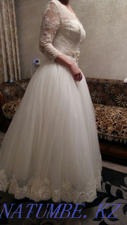 Ivory wedding dress for sale 35 000 tenge Karagandy - photo 3