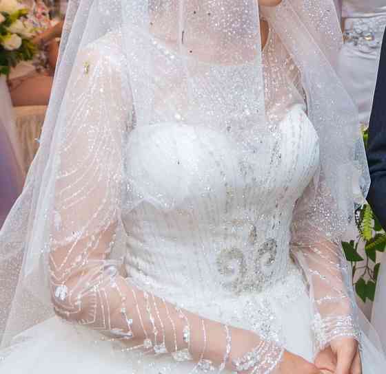 Продаю свадебное платье в идеальном состоянии  Балқаш