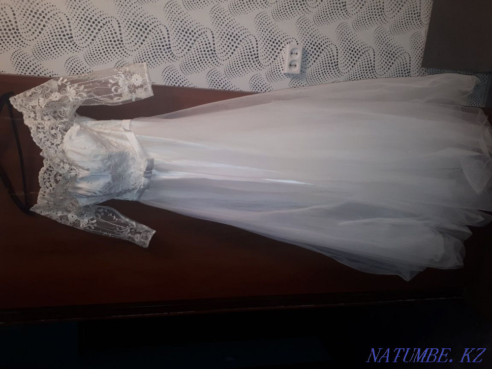 I will sell a wedding dress, dressed 1 time, the price is 20000 Aqtau - photo 1