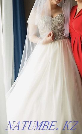 Шикарное Свадебное платье! Продам! Астана - изображение 1
