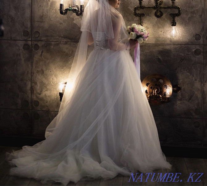 Шикарное Свадебное платье! Продам! Астана - изображение 2