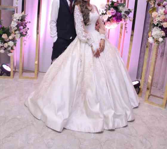 Прокат. Свадебное платье за 50.000 с саукеле, фатой, подьюбником  Өскемен