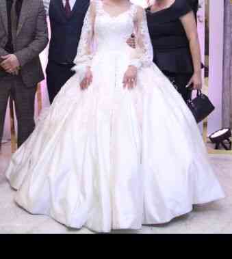Прокат. Свадебное платье за 50.000 с саукеле, фатой, подьюбником  Өскемен