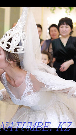 Прокат. Свадебное платье за 50.000 с саукеле, фатой, подьюбником Усть-Каменогорск - изображение 6