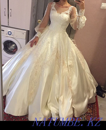 Прокат. Свадебное платье за 50.000 с саукеле, фатой, подьюбником Усть-Каменогорск - изображение 8
