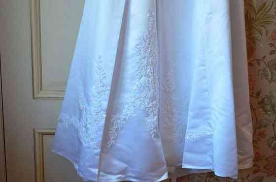 Свадебное атласное платье Almaty