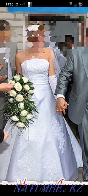Продам срочно свадебное платье! Актобе - изображение 1