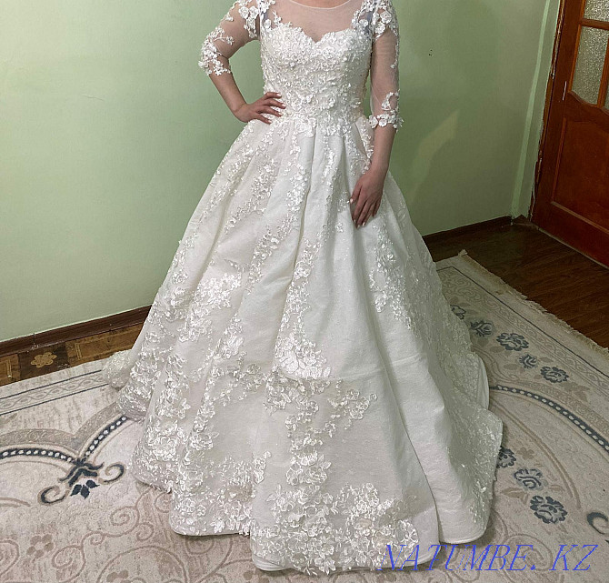 Wedding dress, boo, worn once Kyzylorda - photo 2