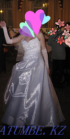 Продам красивое свадебное платье! Караганда - изображение 7