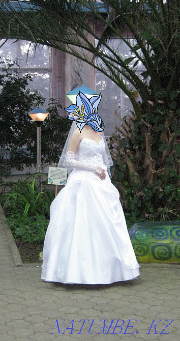 Продам красивое свадебное платье! Караганда - изображение 6