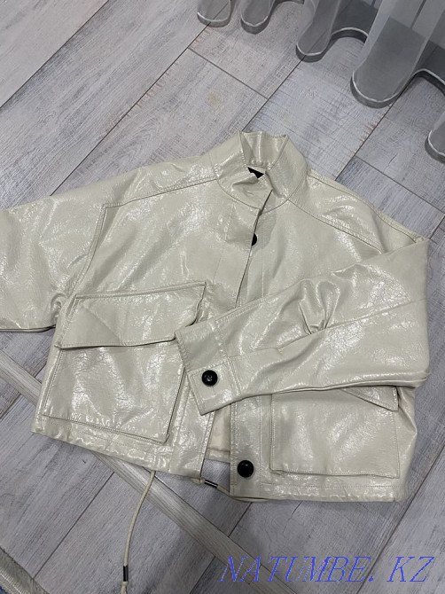 Women's leather jacket Astana - photo 1