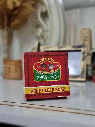 Мыло для лечения угревой сыпи марки Acne Clear Soap Madame Heng Алматы