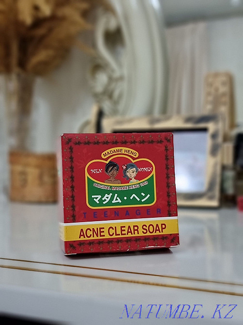 Мыло для лечения угревой сыпи марки Acne Clear Soap Madame Heng Алматы - изображение 2