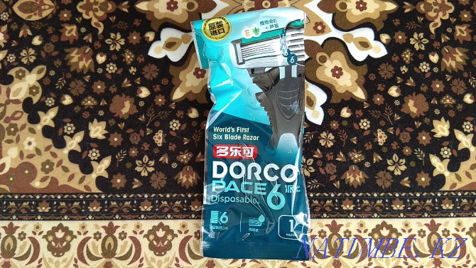 Бритвенный станок Dorco Pace 6 новый Как Gillette Fusion 5 Шымкент - изображение 1