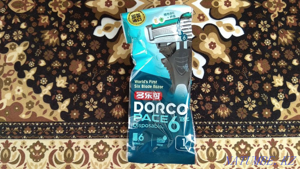 Бритвенный станок Dorco Pace 6 новый Как Gillette Fusion 5 Шымкент - изображение 1