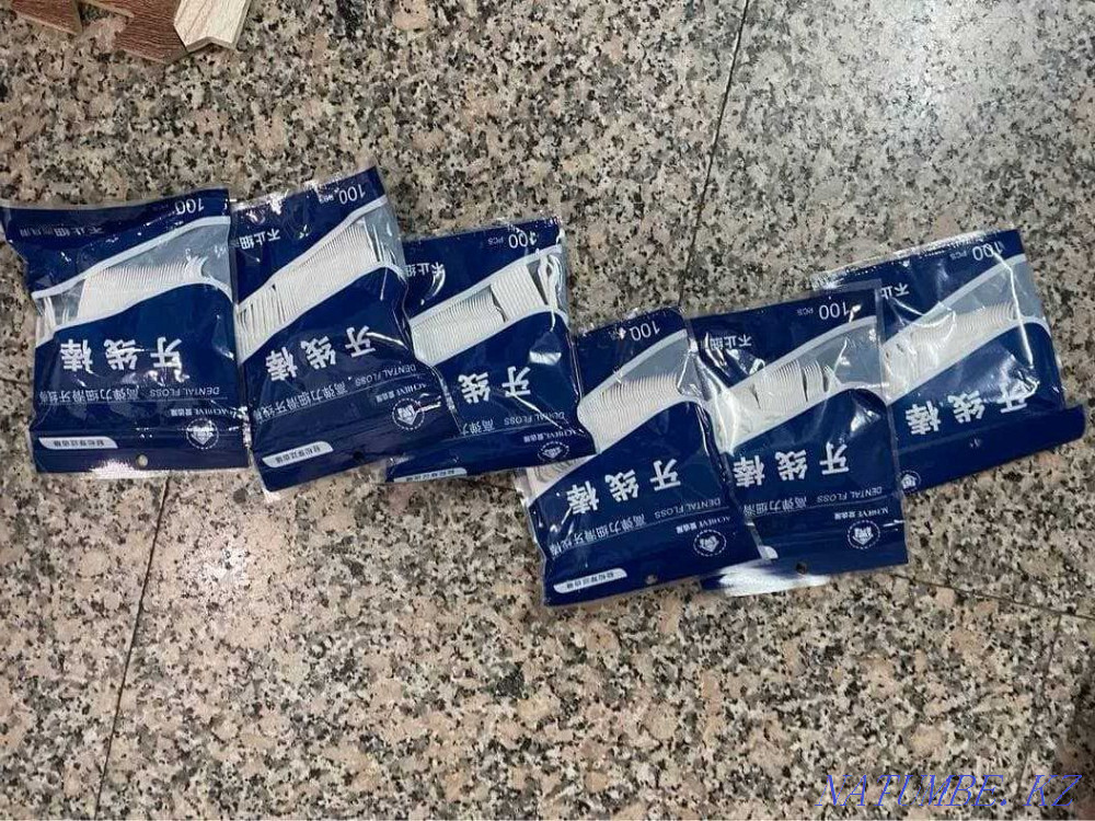 Plastic toothpick. Dental floss. Almaty - photo 4