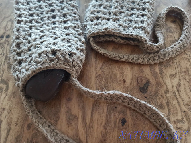 Double jute washcloth Almaty - photo 3