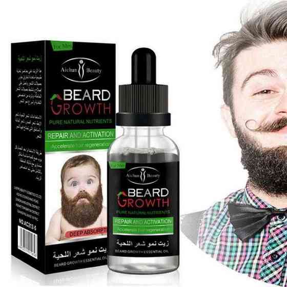 Масло-активатор роста бороды и волос. Beard growth. Алматы
