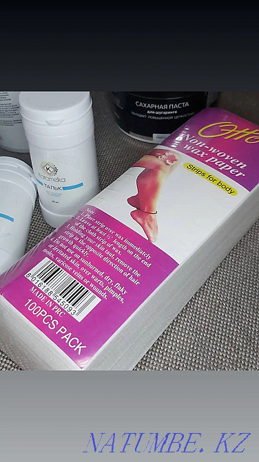 Сахарная паста Полоски Тальк Лосьон Всё для шугаринга Костанай - изображение 6