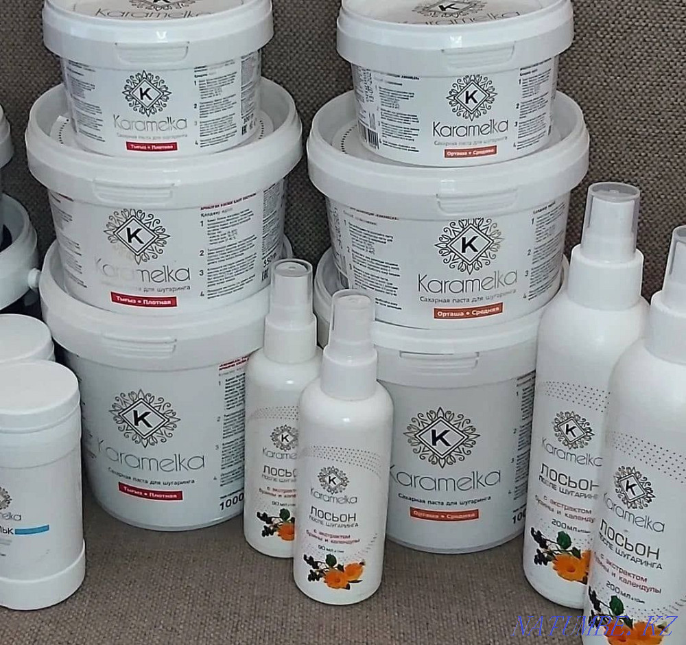 Сахарная паста Полоски Тальк Лосьон Всё для шугаринга Костанай - изображение 2