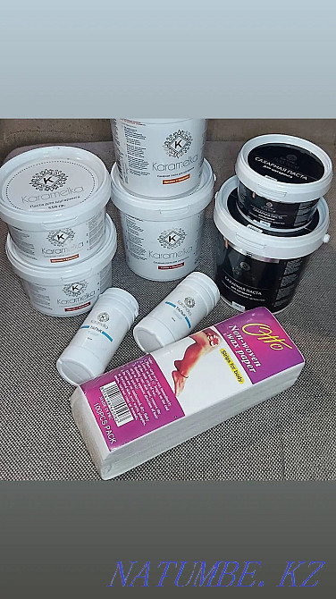 Сахарная паста Полоски Тальк Лосьон Всё для шугаринга Костанай - изображение 5