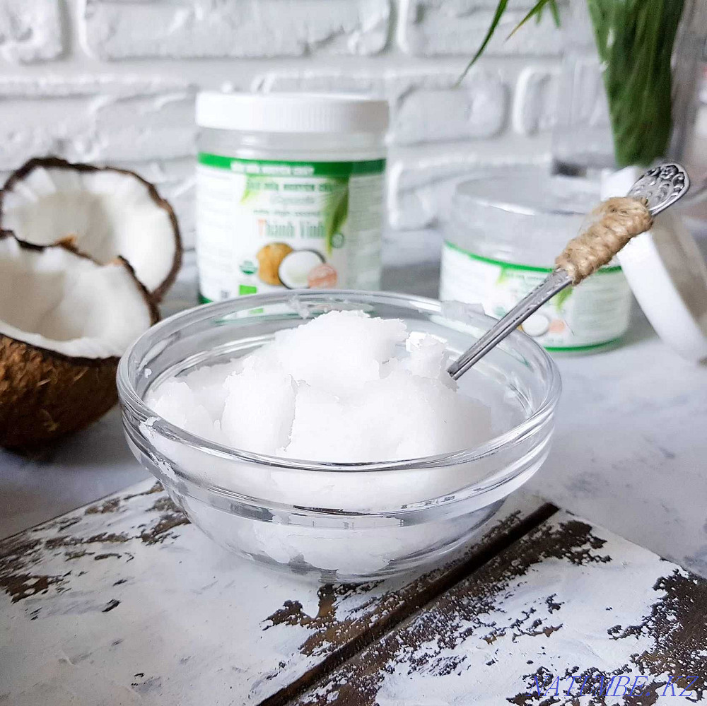 Кокосовое масло первого холодного отжима Алматы - изображение 2