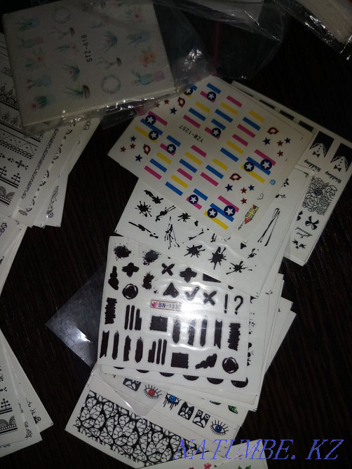 Nail design sliders large selection 30 tg pcs Karagandy - photo 3
