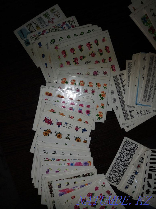 Nail design sliders large selection 30 tg pcs Karagandy - photo 2