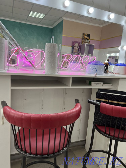 Визажное зеркало. Стол с зеркалом. Визажный стол Семей - изображение 3