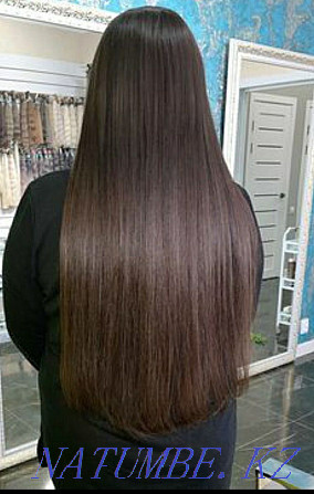 продам детские волосы,натурально коричневый премиум Валиханово - изображение 1