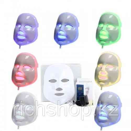 Светодиодная LED-маска для лица 7 цветов Taraz